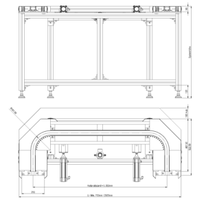 Kettenspannmodul 2x90° Rollend D323 - Image 2